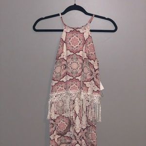 beautiful patterned charlotte russe romper